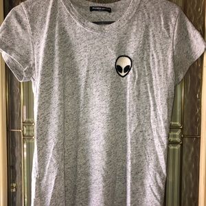 ONE SIZE Brandy Melville Alien Shirt